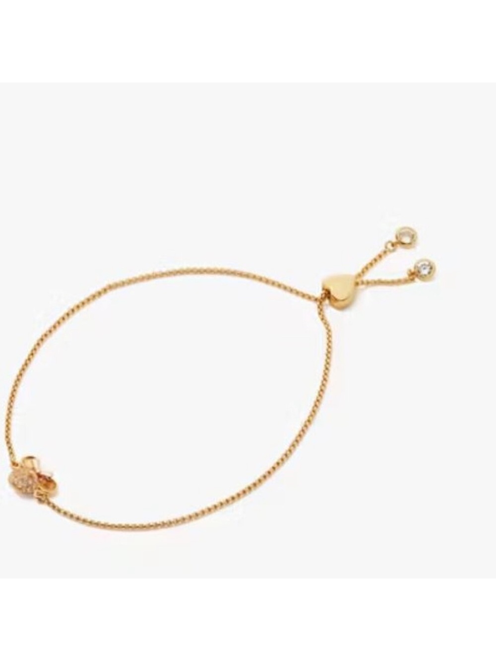 NWT Disney X Kate Spade New York Minnie Slider Bracelet Clear